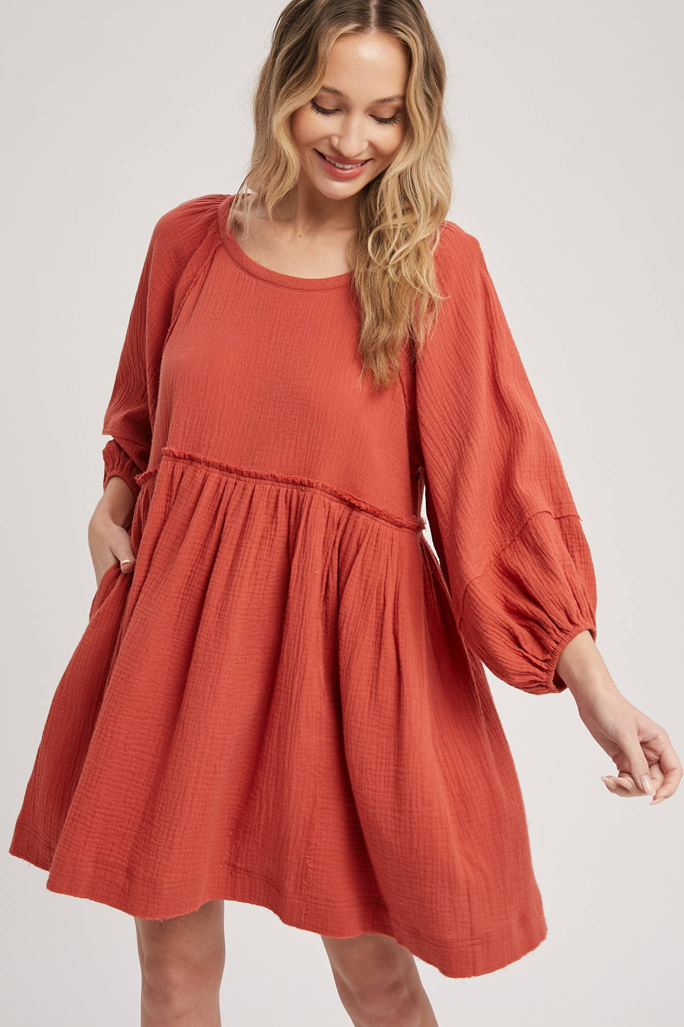 COTTON BABYDOLL DRESS Oakleigh Sandra & Co Boutique COTTON BABYDOLL DRESS Oakleigh Sandra & Co Boutique