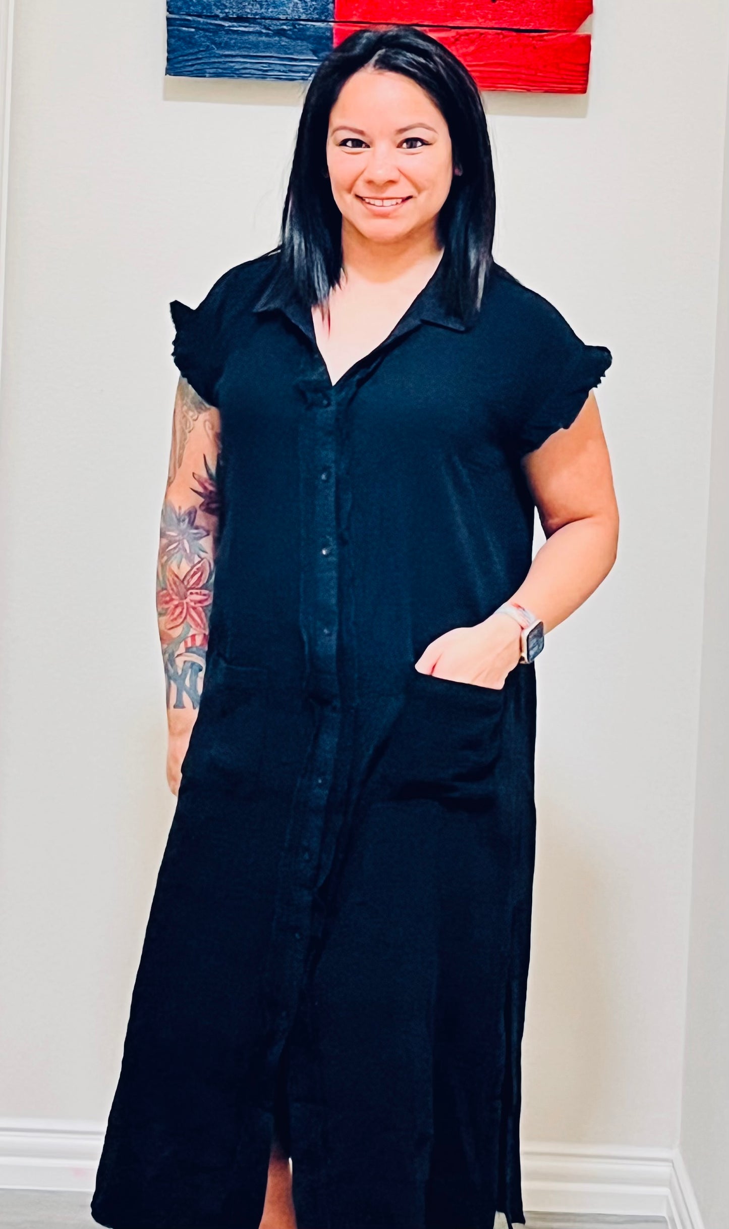 GRACY DRESS - BLACK