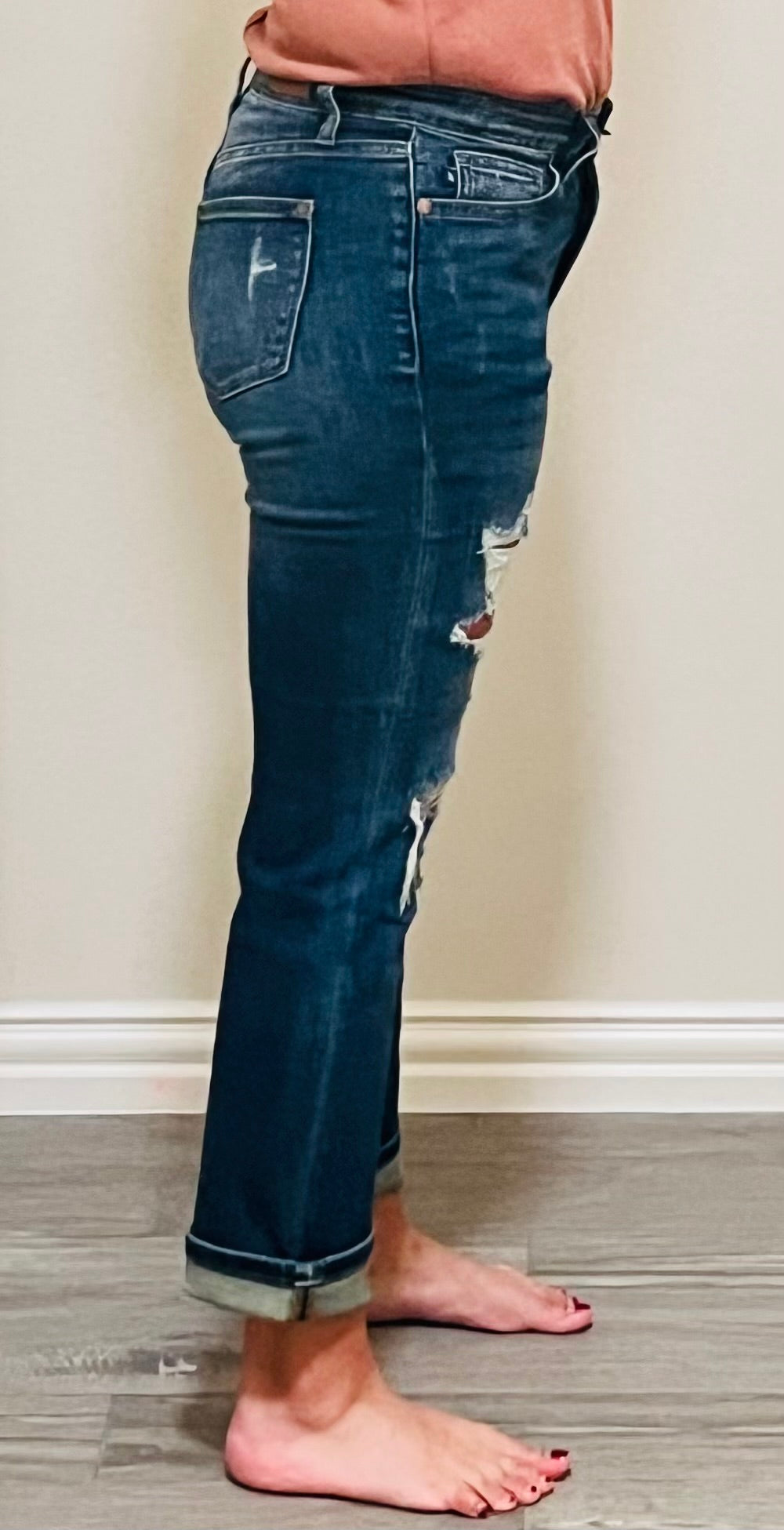 JUDY BLUE CROPPED JEANS