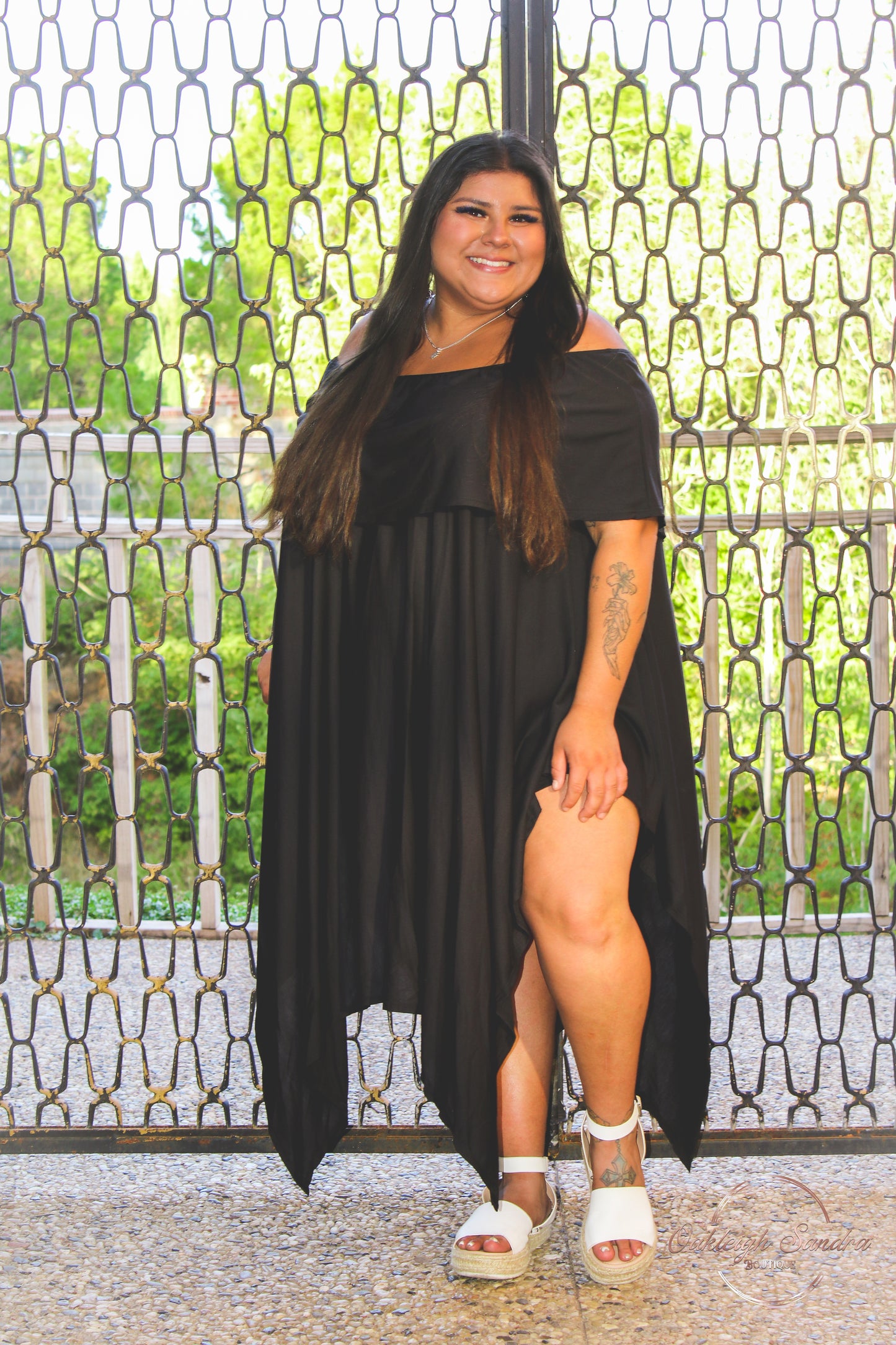 PLUS OFF THE SHOULDER TUNIC