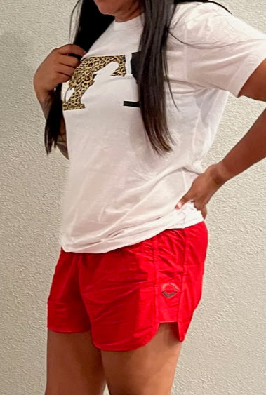 LEOPARD BASEBALL TSHIRT