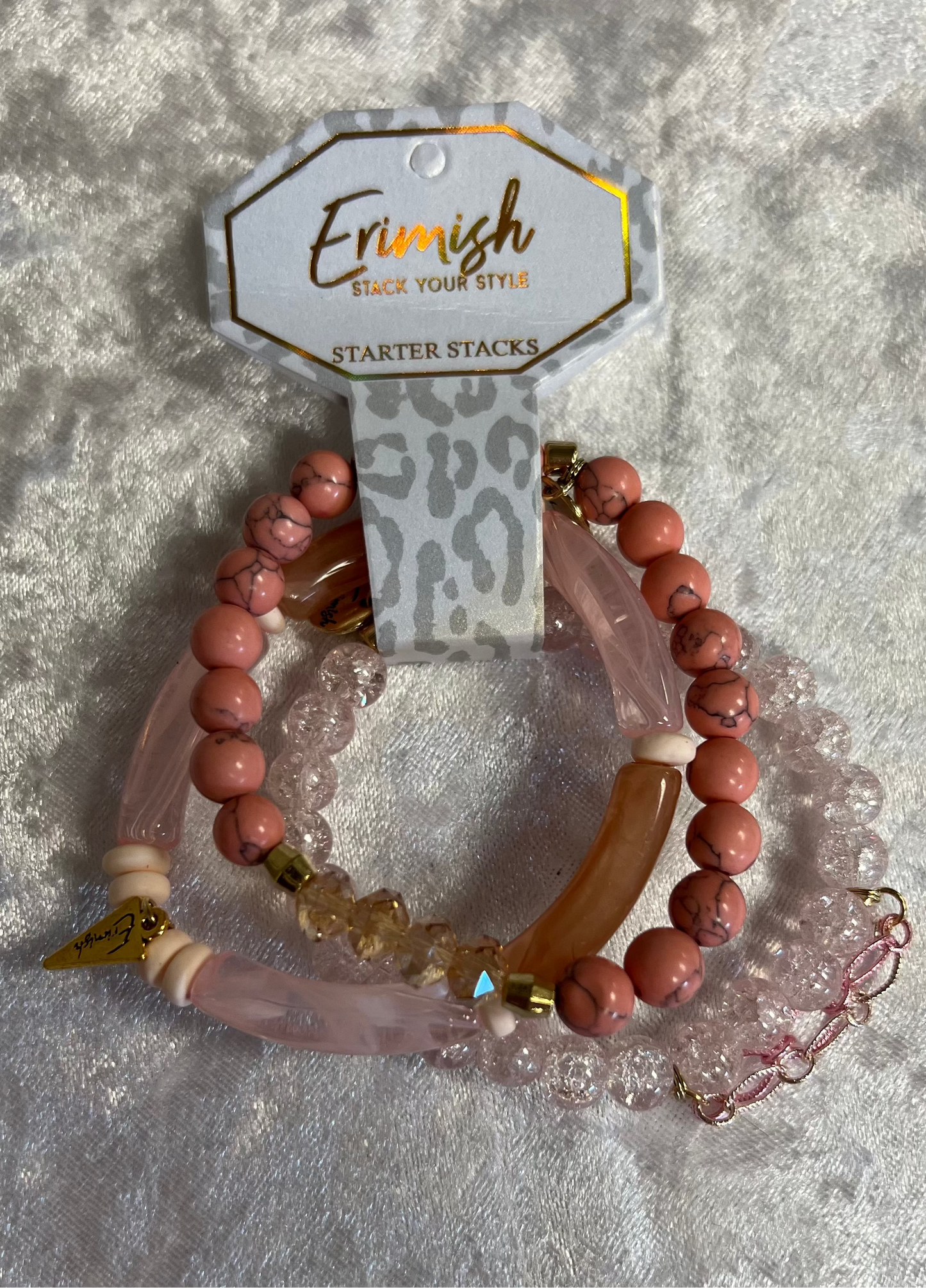 VIP STARTER STACK BRACELETS - PINK