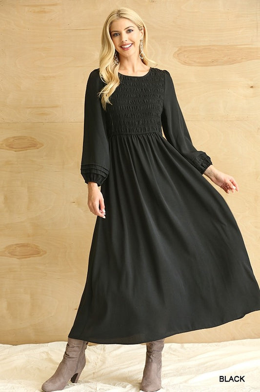 GWENDOLYN MAXI DRESS - BLACK