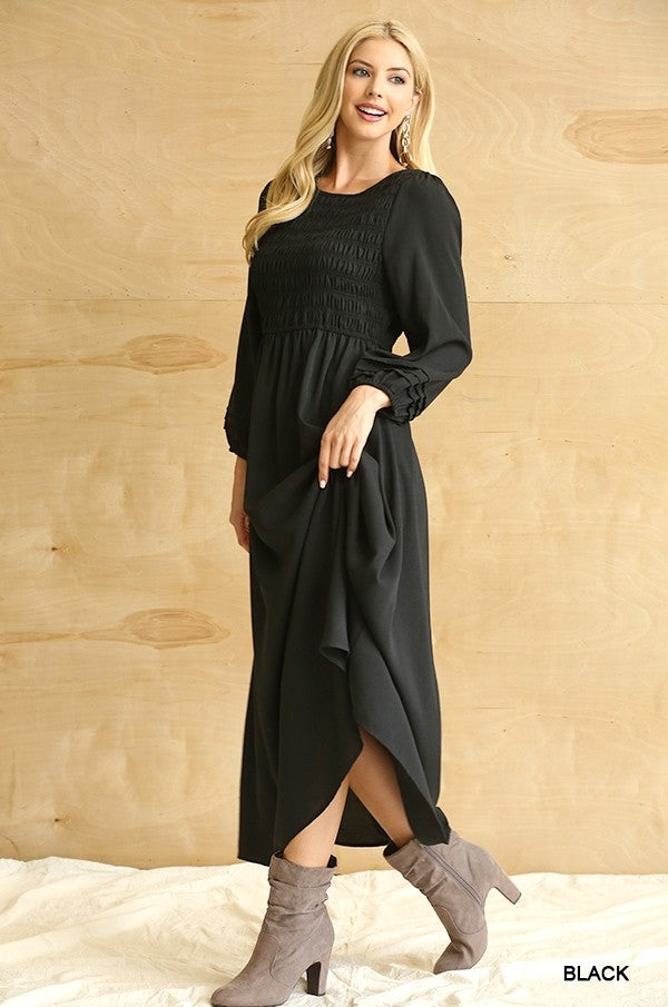 GWENDOLYN MAXI DRESS - BLACK