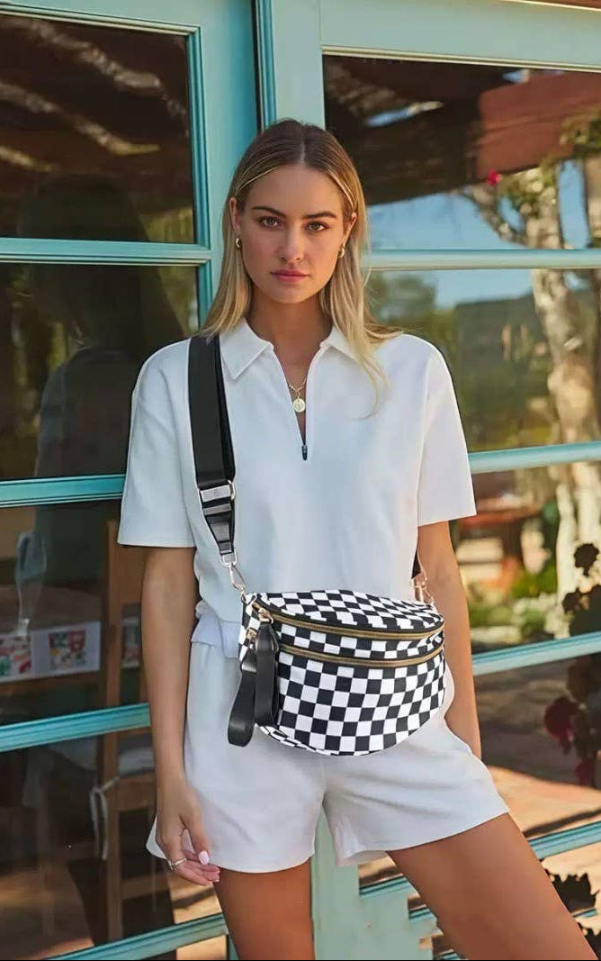 CROSSBODY BUM BAG - BLACK