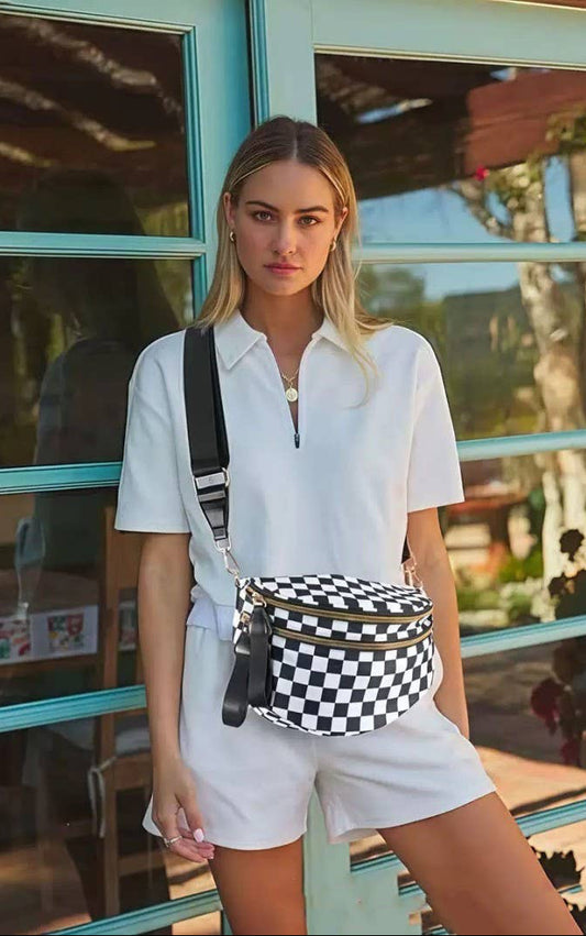 CROSSBODY BUM BAG - BLACK