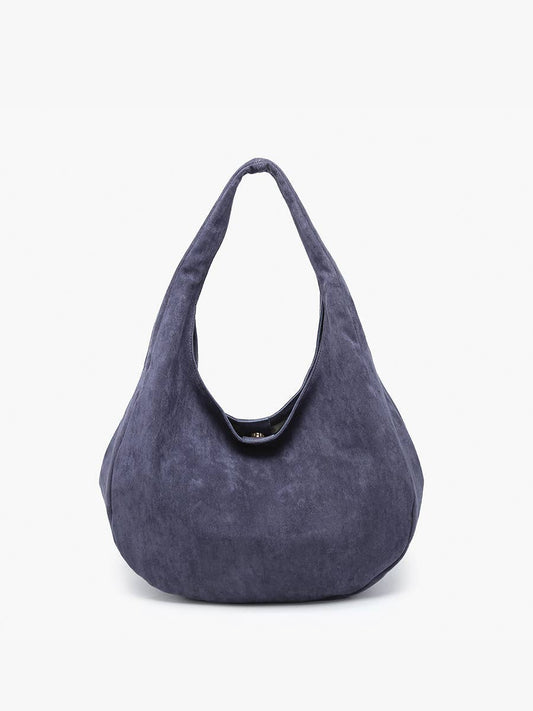 KATHERINE SLOUCHY HOBO BAG - NAVY