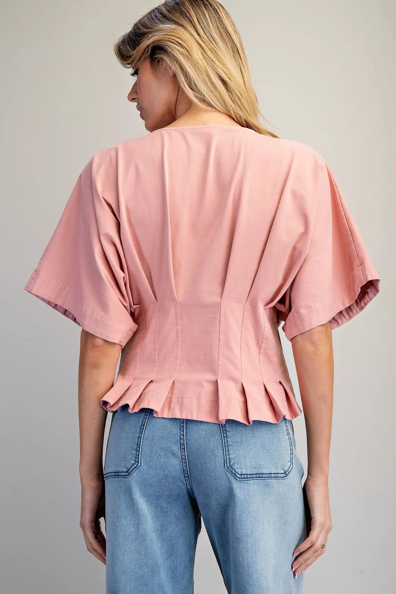 MEGHAN TOP - DUSTY ROSE