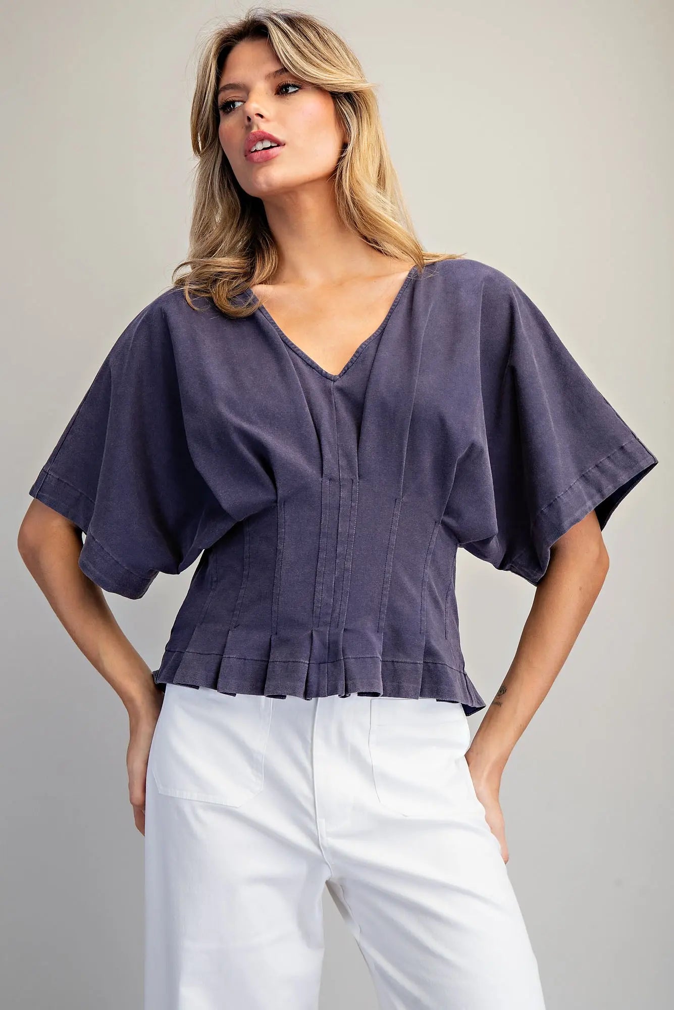 MEGHAN TOP - MIDNIGHT