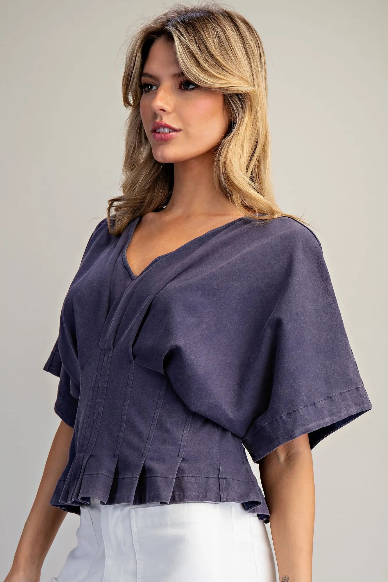 MEGHAN TOP - MIDNIGHT