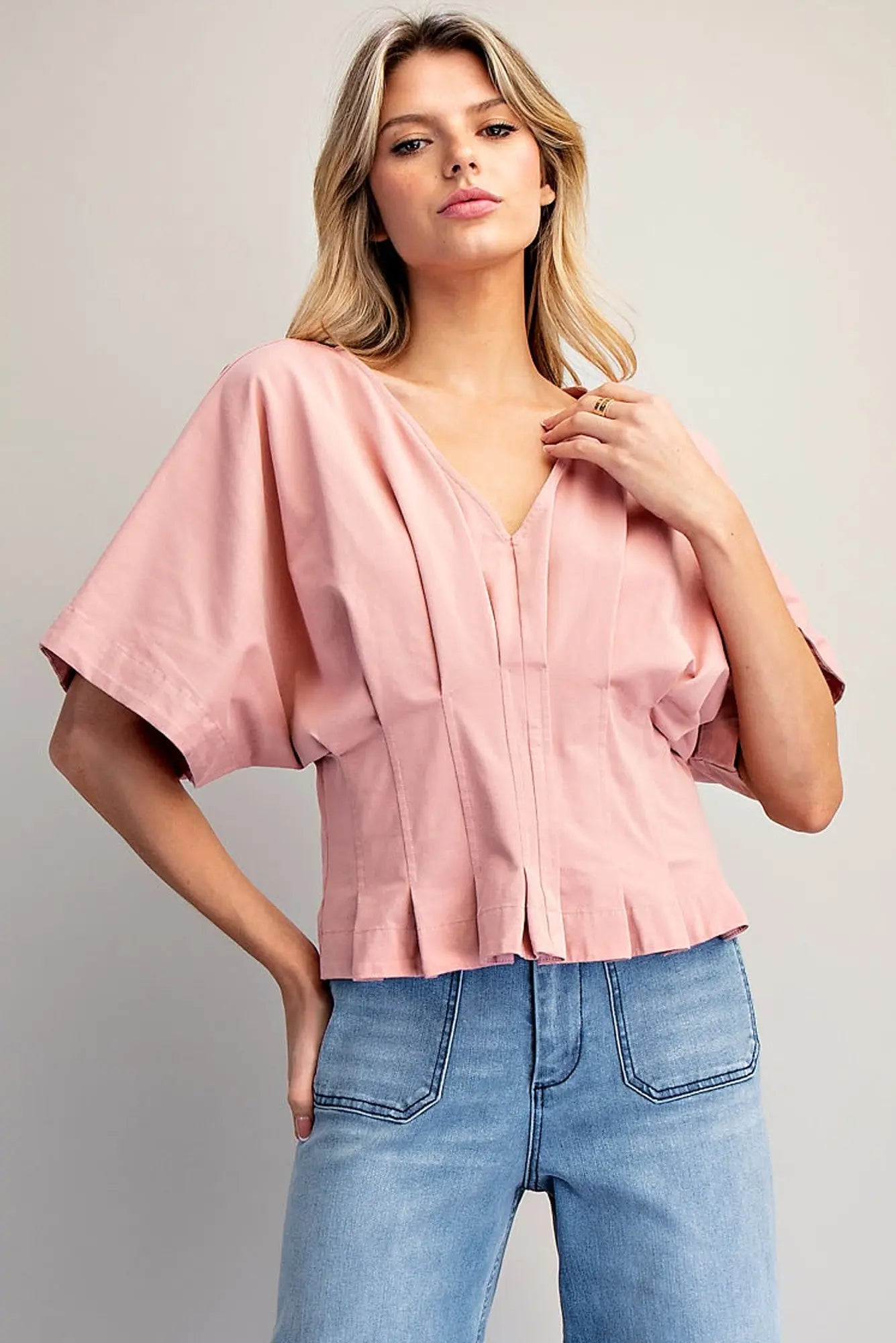 MEGHAN TOP - DUSTY ROSE
