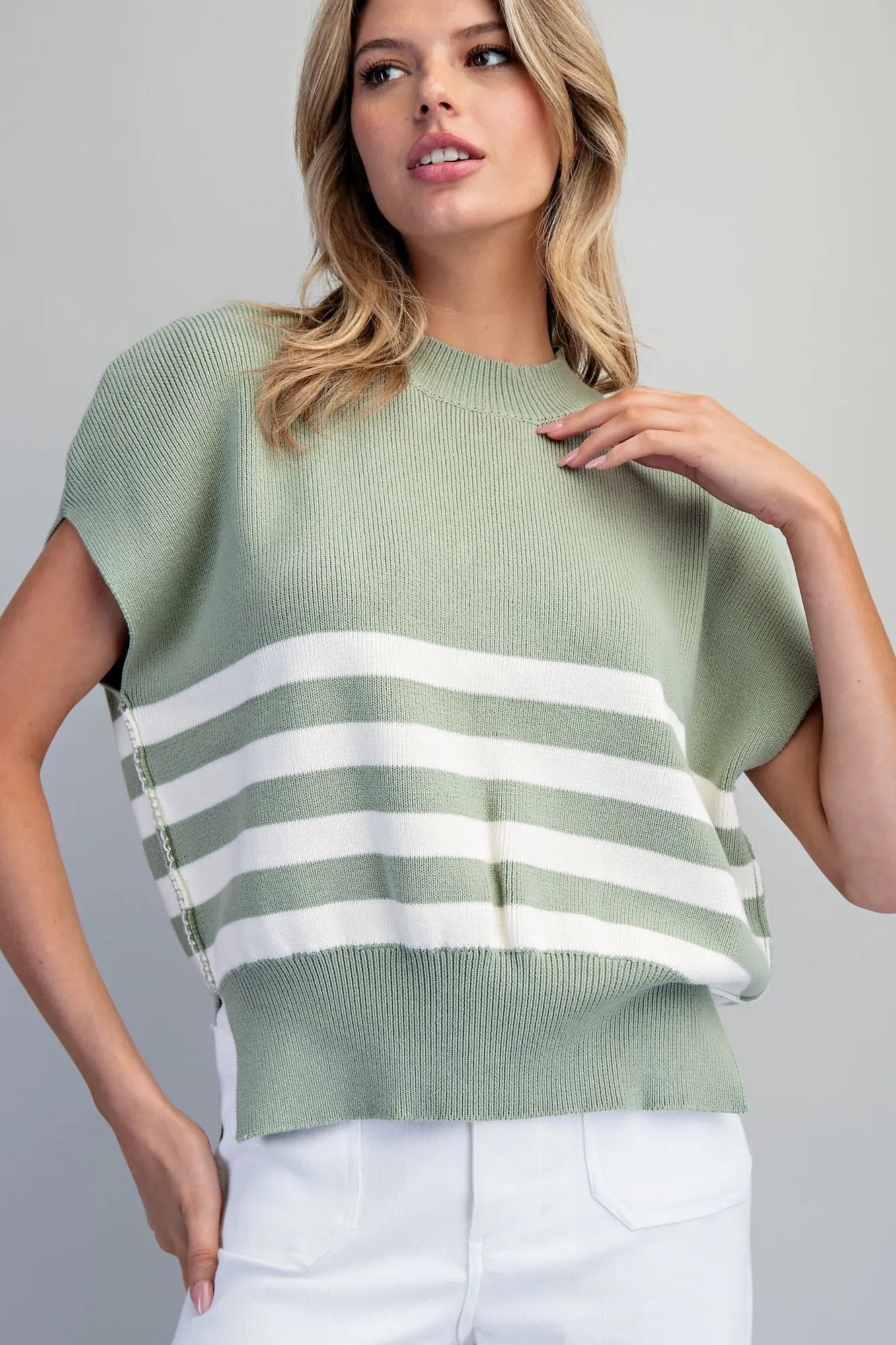 SPLASH OF GREEN TOP
