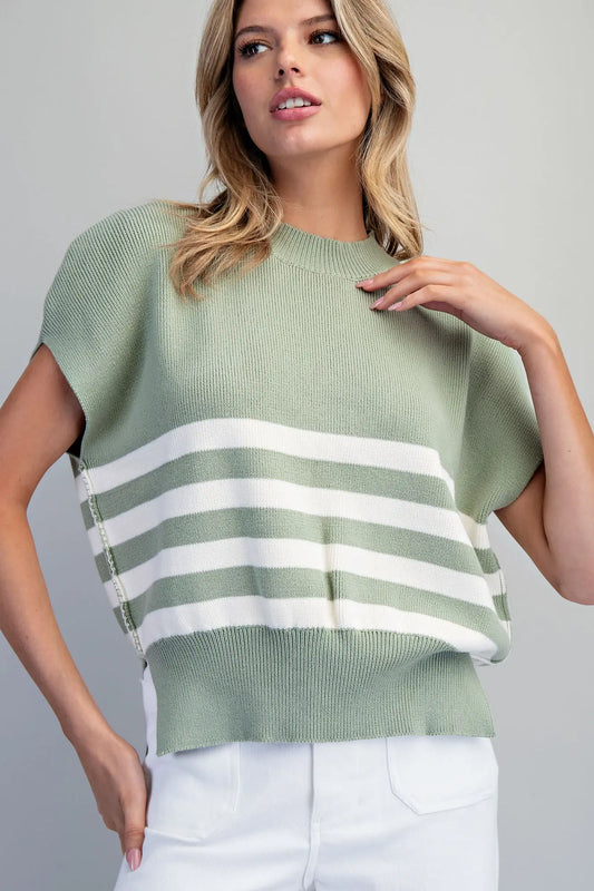 SPLASH OF GREEN TOP