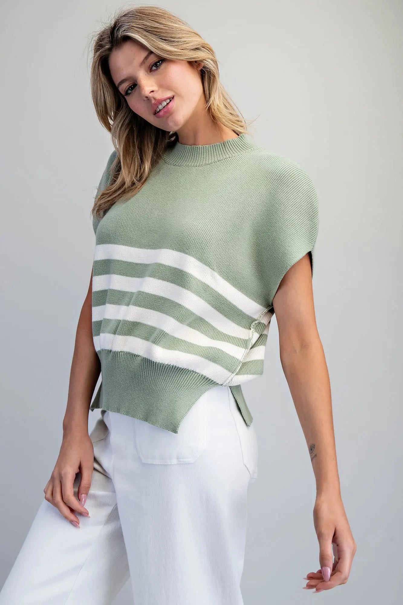SPLASH OF GREEN TOP