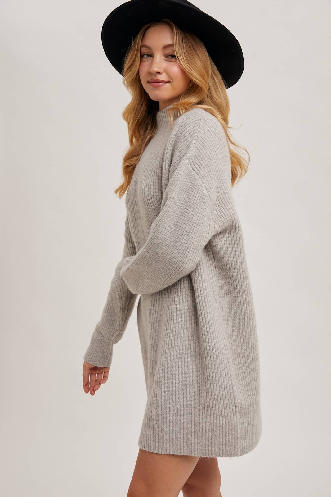 TRINA SWEATER DRESS - BIRCH