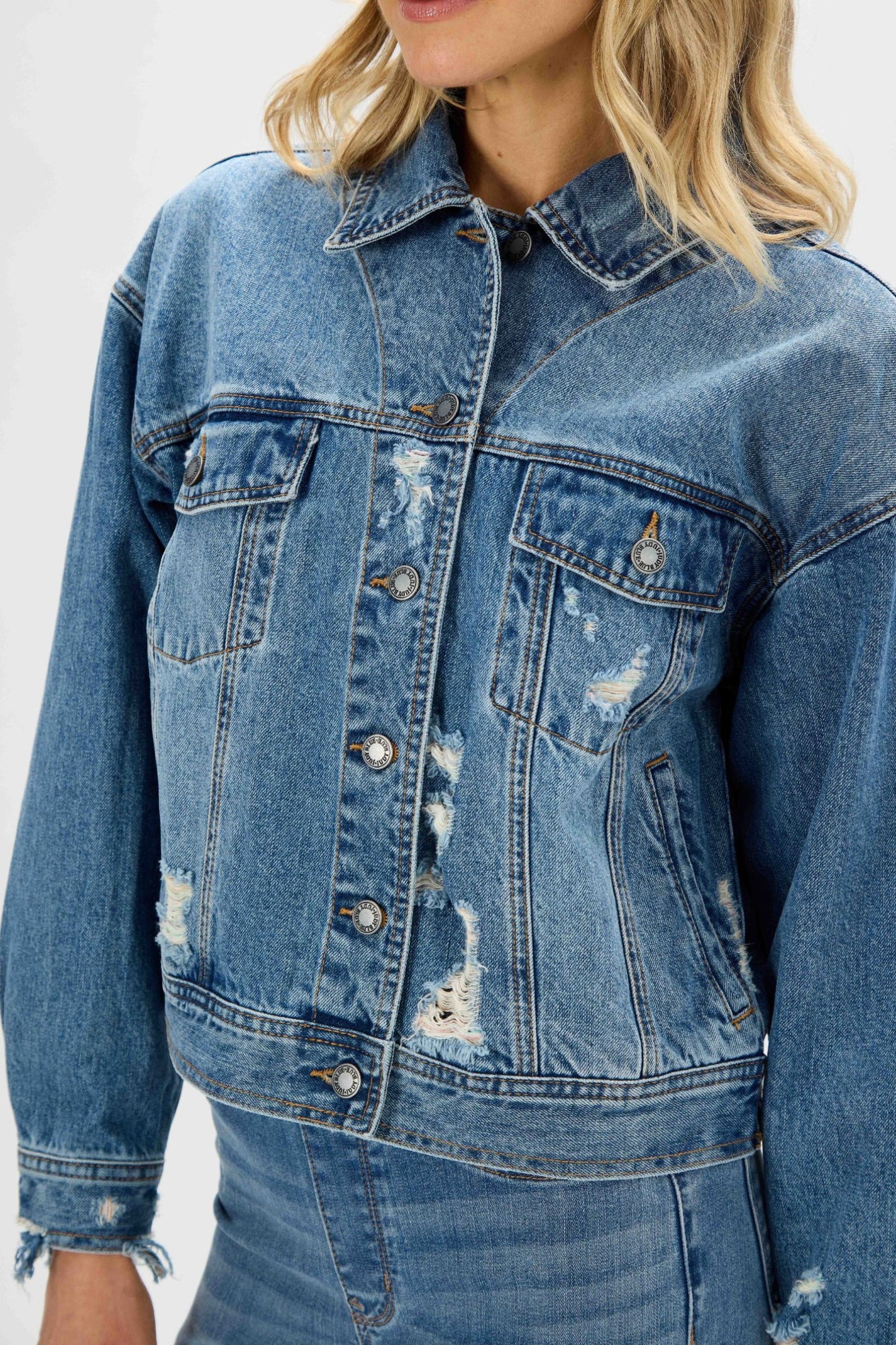 JUDY BLUE DENIM JACKET