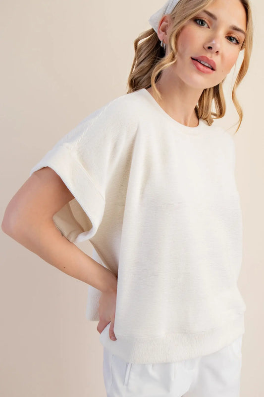 JUST ANOTHER DAY TOP - WHITE