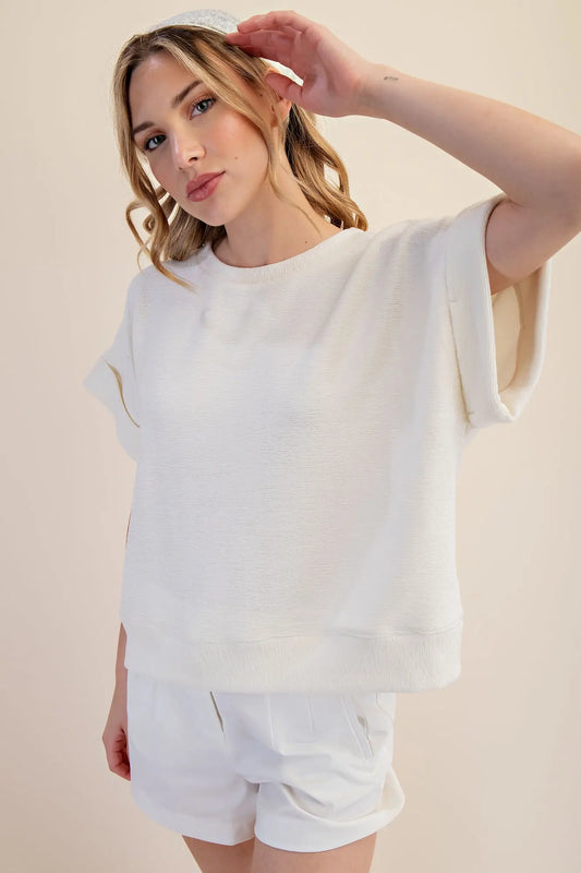 JUST ANOTHER DAY TOP - WHITE