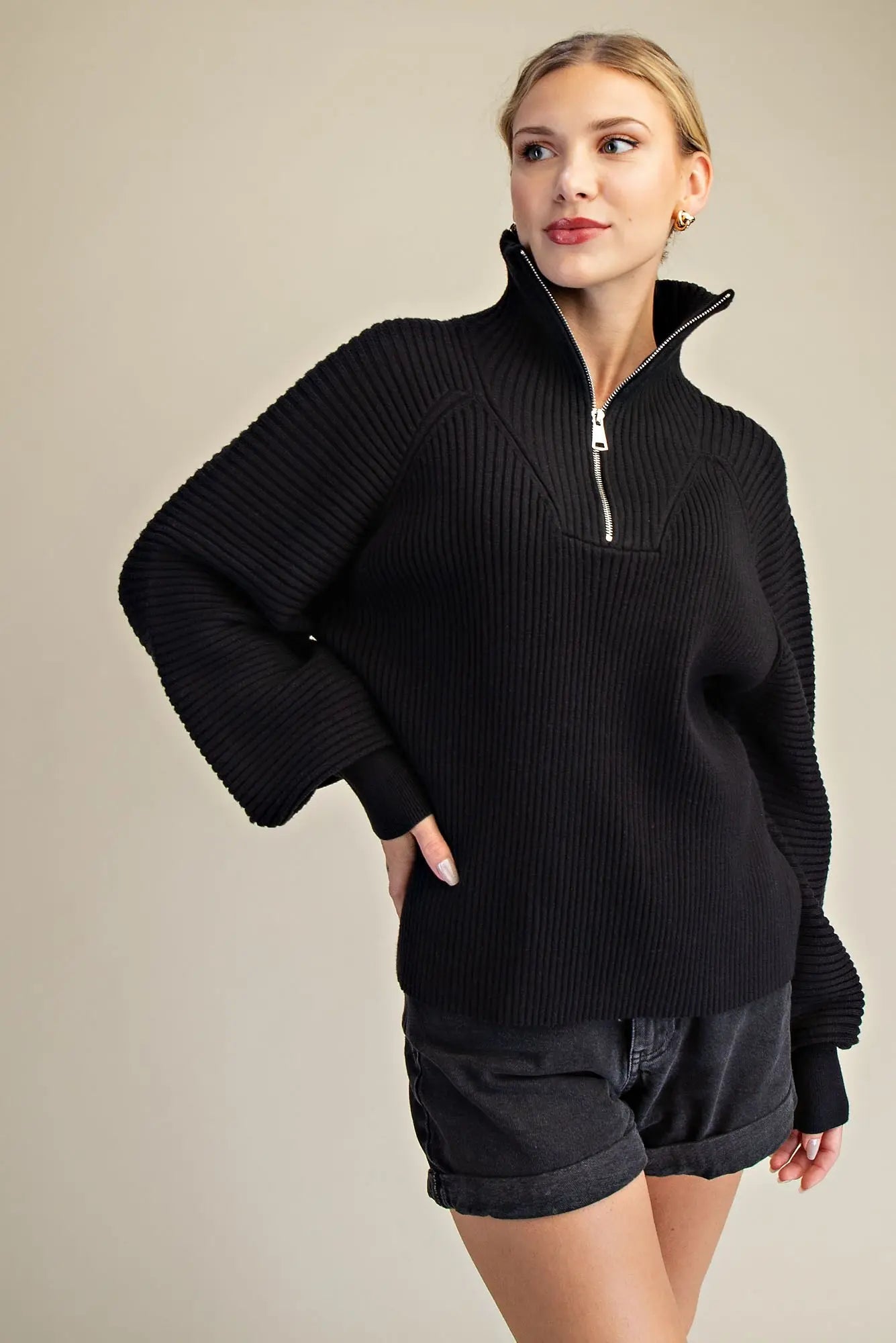 TRINA SWEATER - BLACK