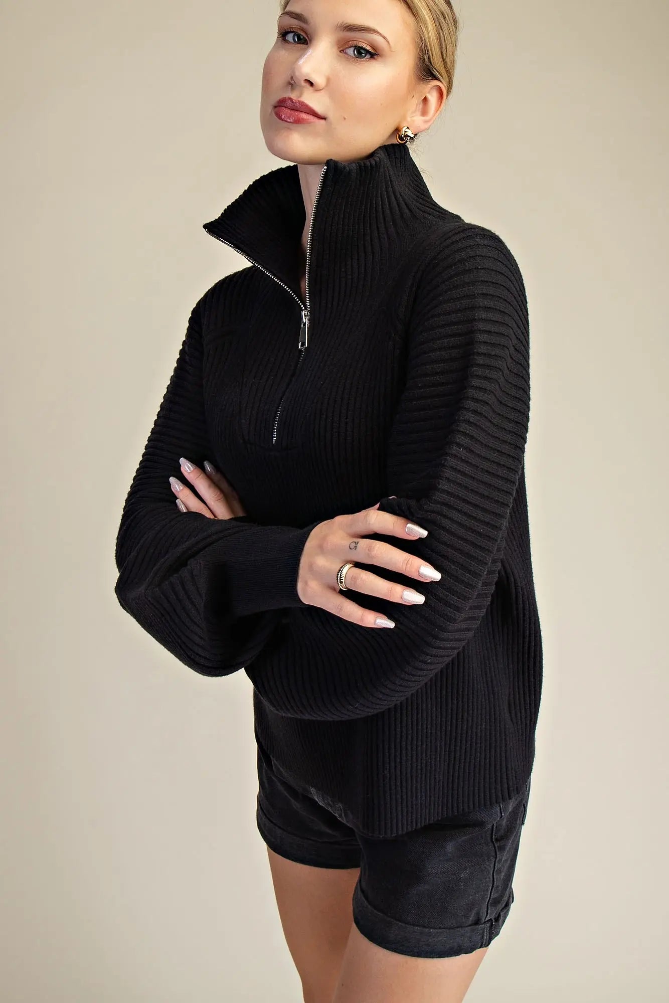 TRINA SWEATER - BLACK