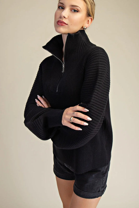 TRINA SWEATER - BLACK