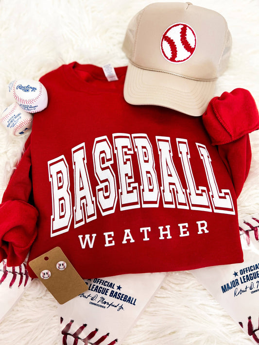 BASEBALL WEATHER SWEATSHIRT