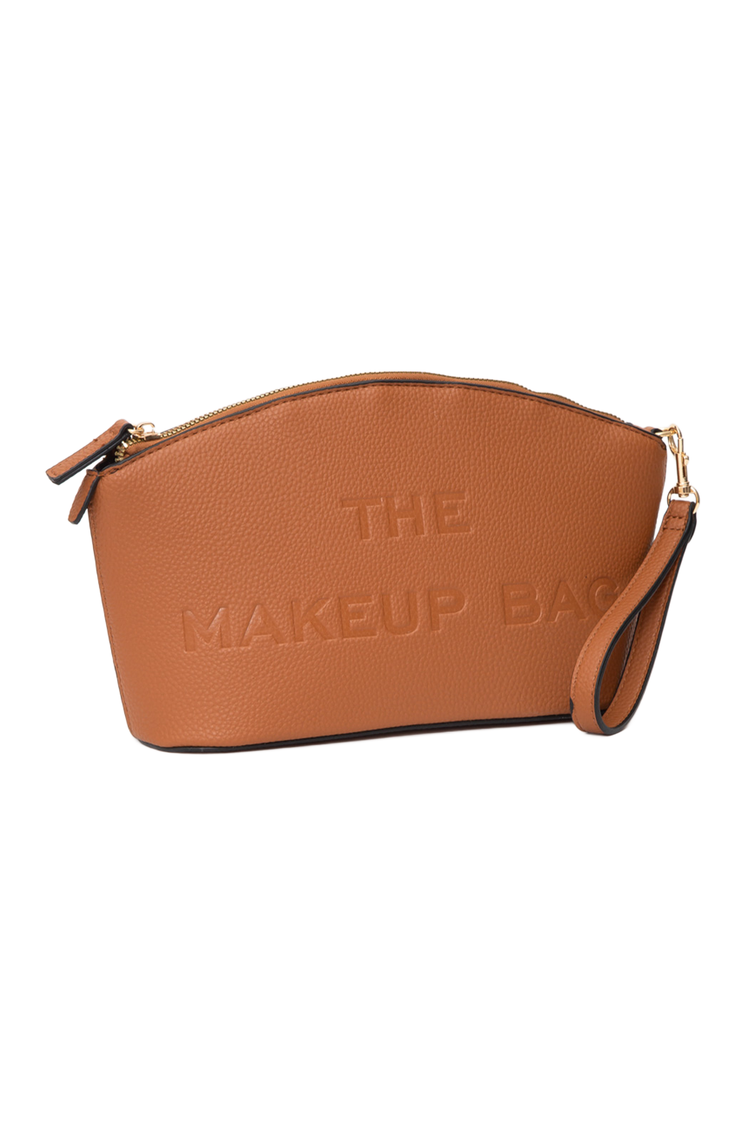 Large Embossed Makeup Bag: Fuchsia