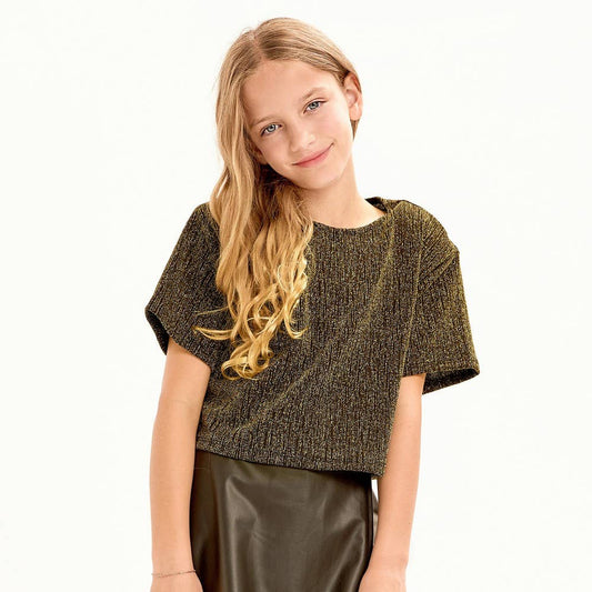 TRINA GLITTER LUREX TOP