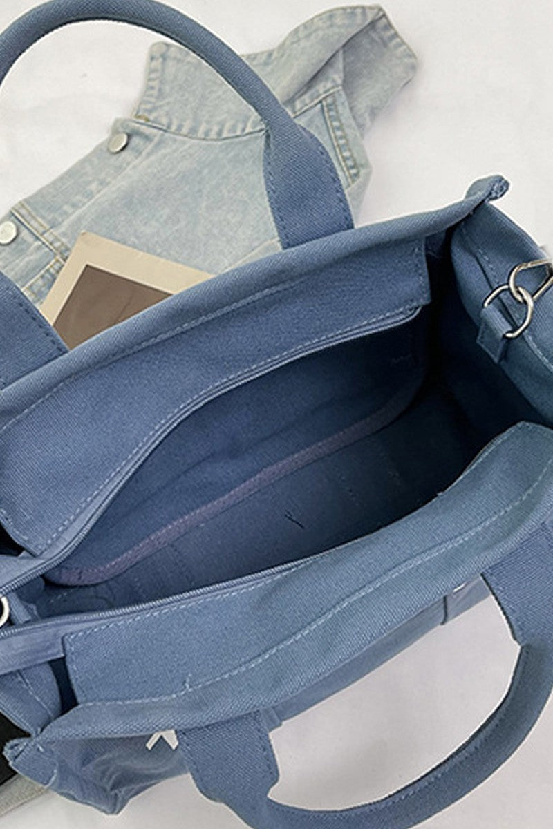 THE TOTE BAG - DUSTY BLUE