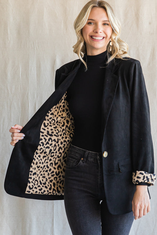 ABBY BLAZER - BLACK