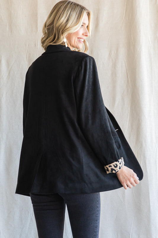 ABBY BLAZER - BLACK