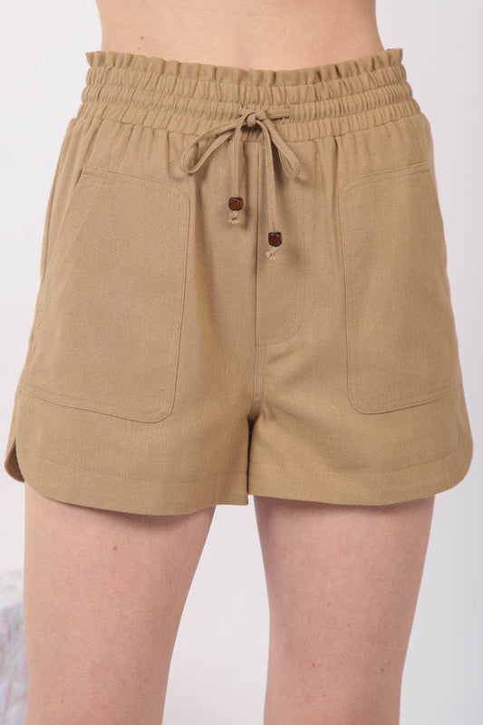READY FOR ANYTHING SHORTS - TAUPE