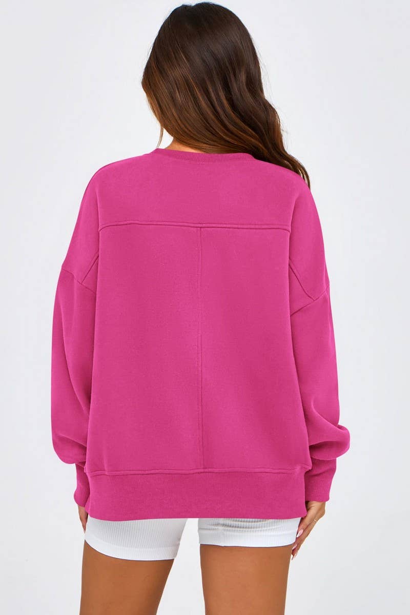 COZY DAYS SWEATSHIRT - Rose
