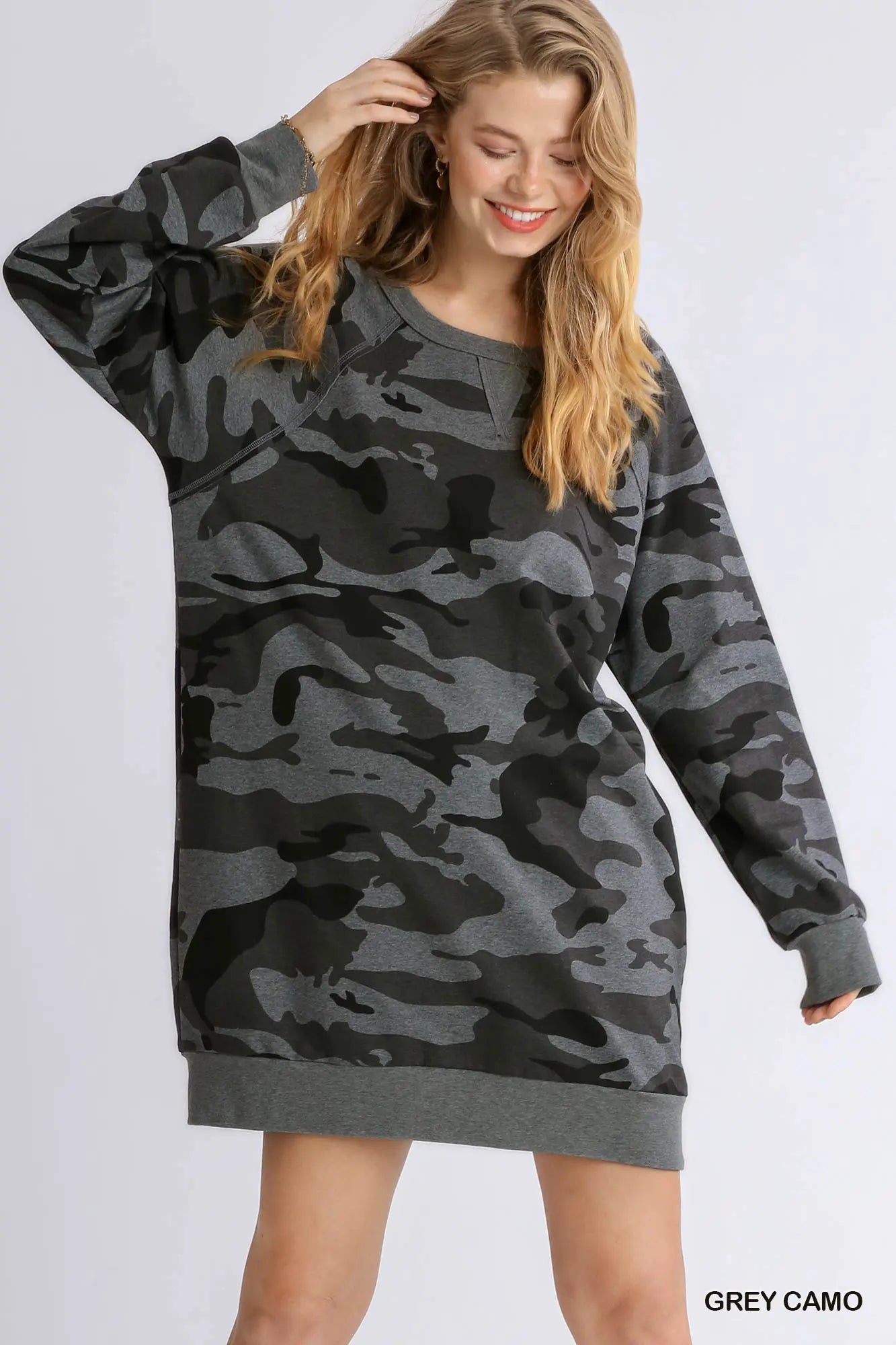 TRINA CAMO DRESS