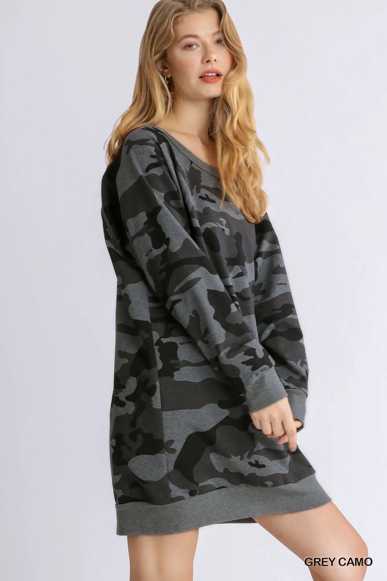 TRINA CAMO DRESS
