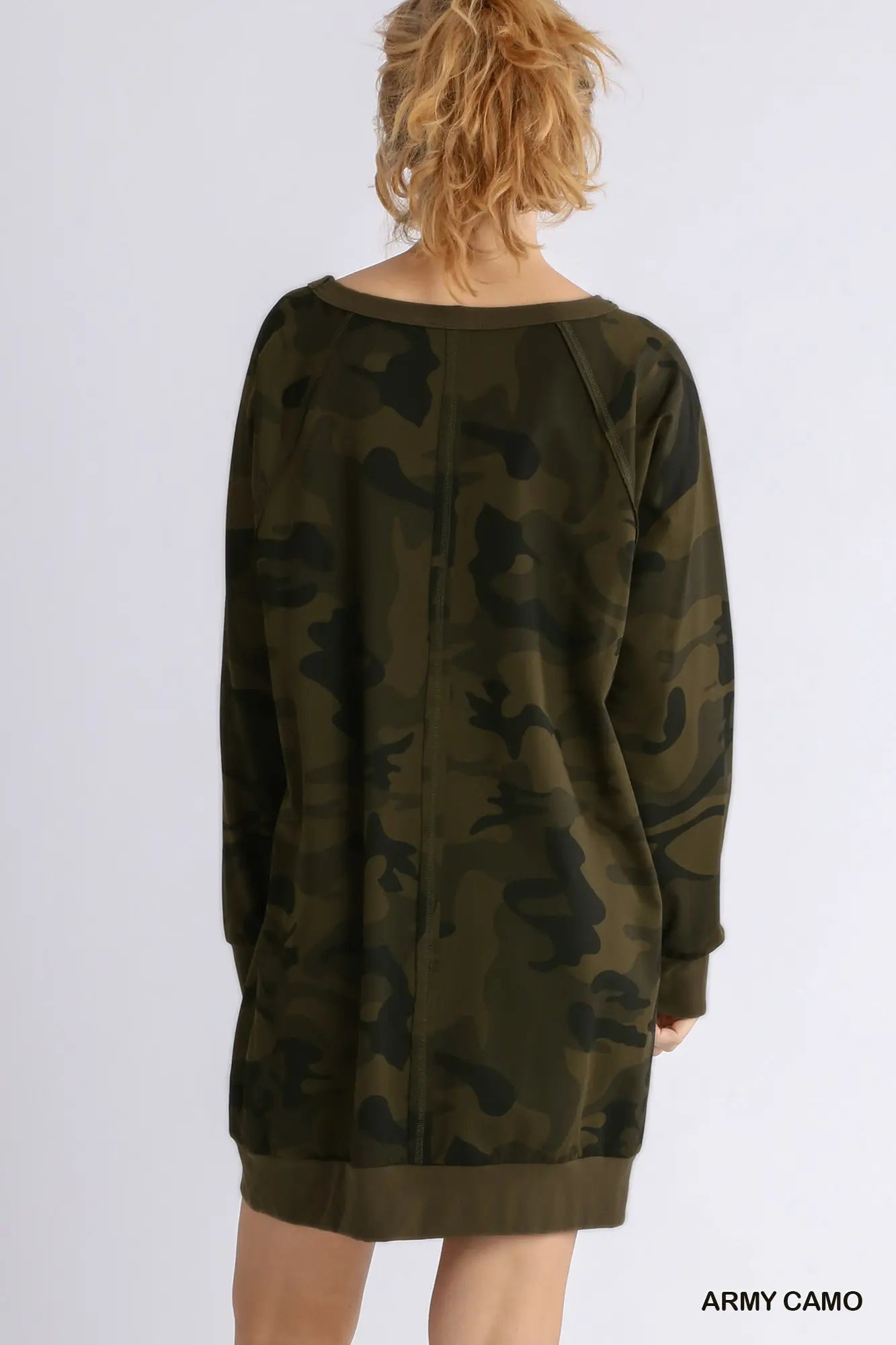 TRINA CAMO DRESS