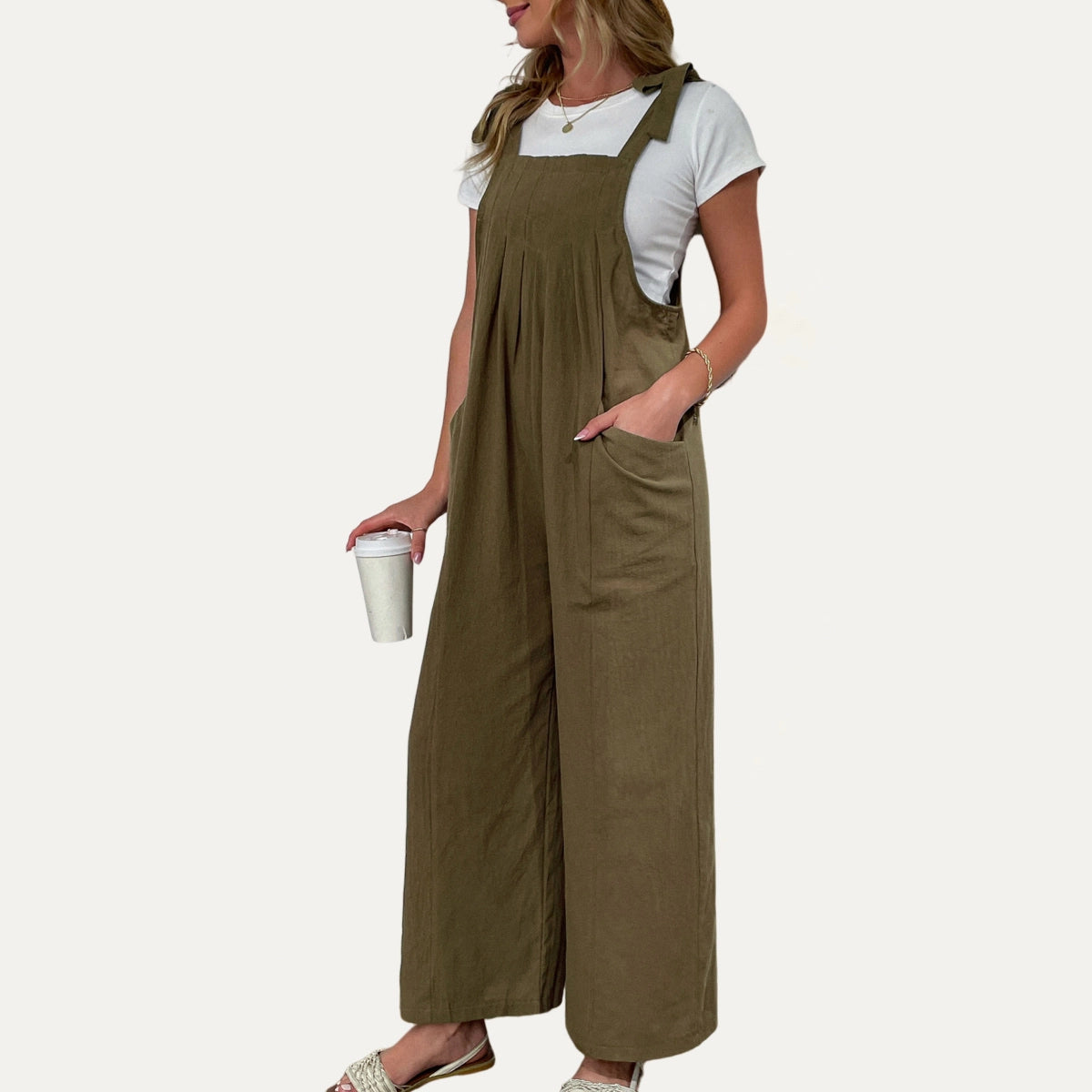 CASUAL DAY WIDE-LEG JUMPSUIT