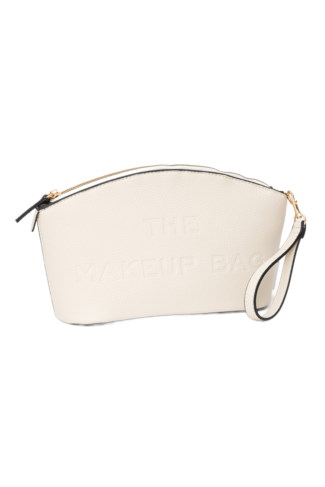 Large Embossed Makeup Bag: Fuchsia