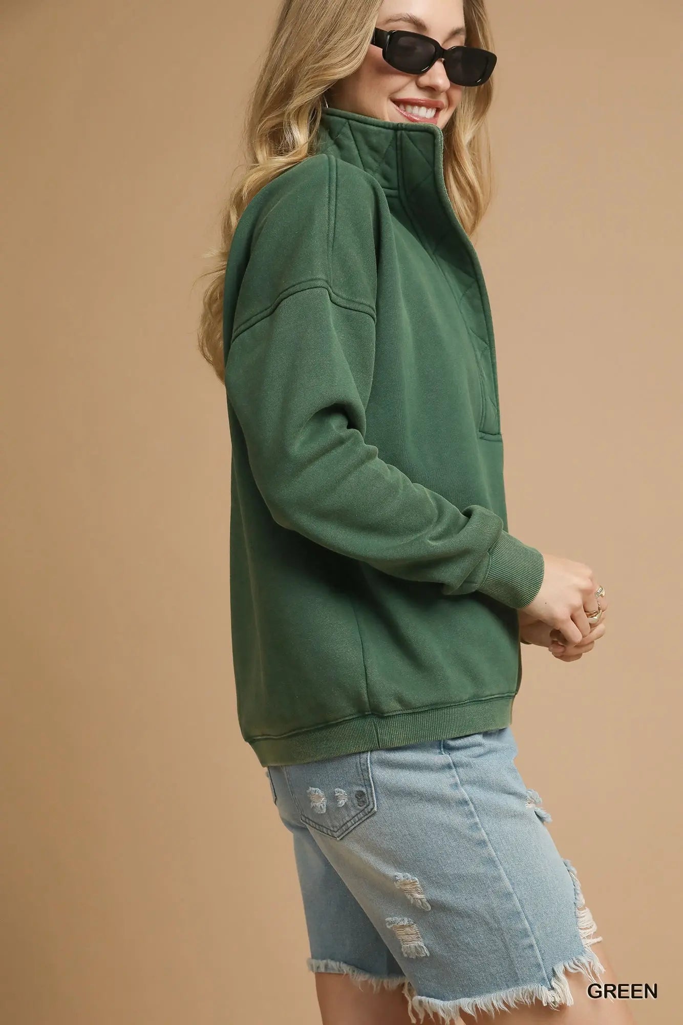 LOOKING GOOD SWEATSHIRT - GREEN