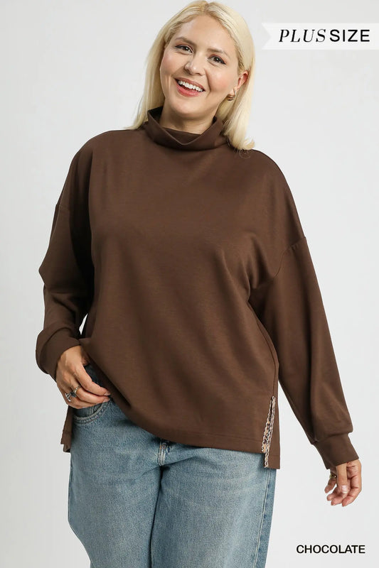 ON THE MOVE TOP - CHOCOLATE