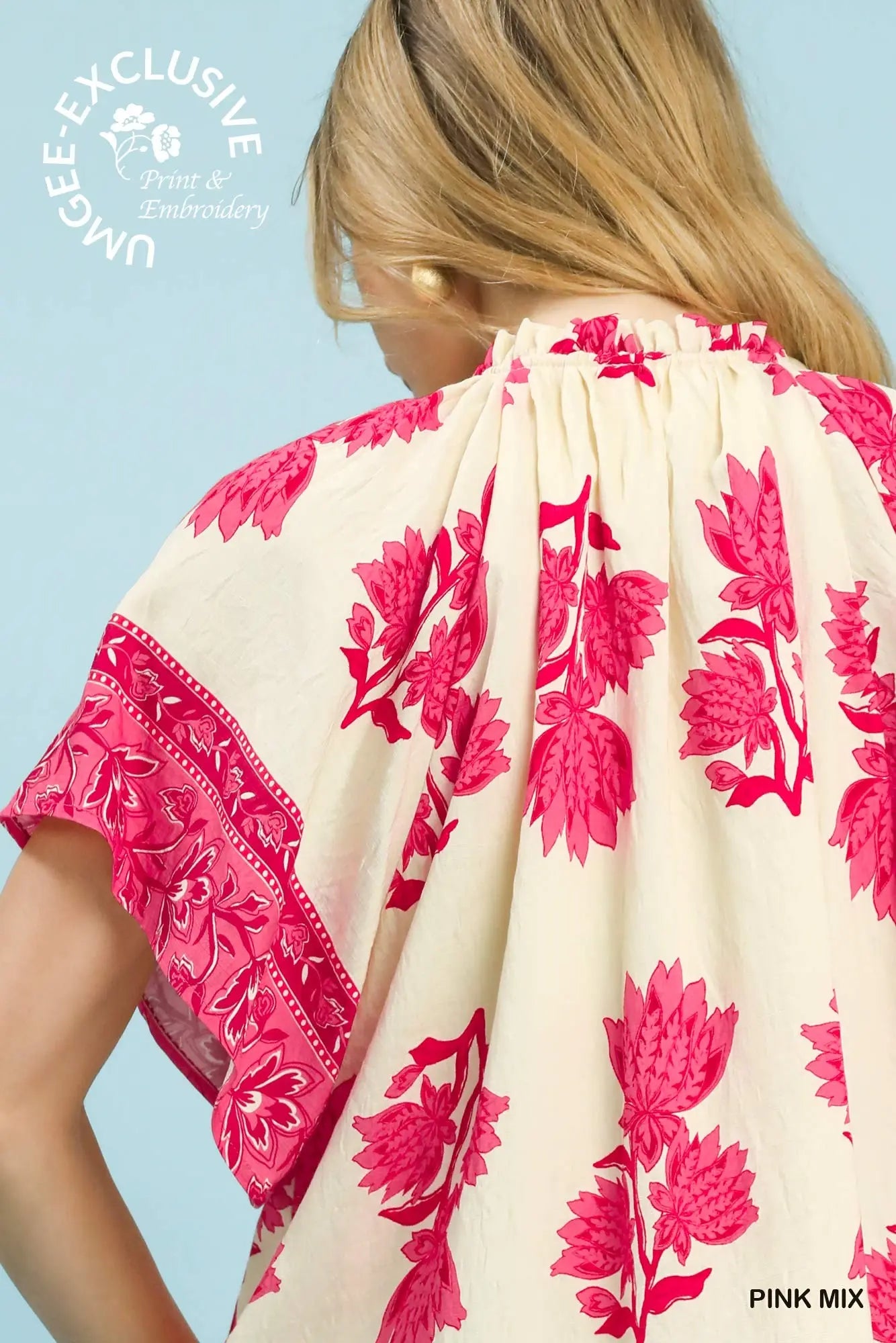 PINK FLORAL TOP