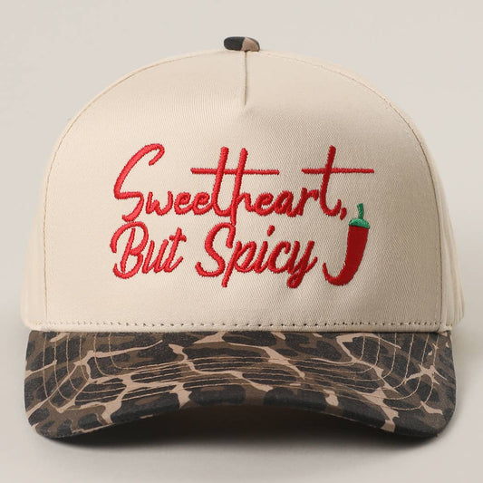 SWEETHEART, BUT SPICY TRUCKER HAT