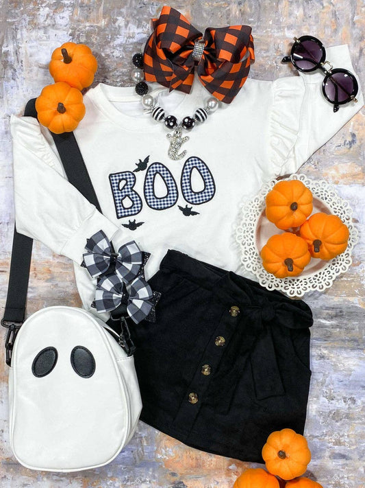 BATS & BOO SKIRT SET