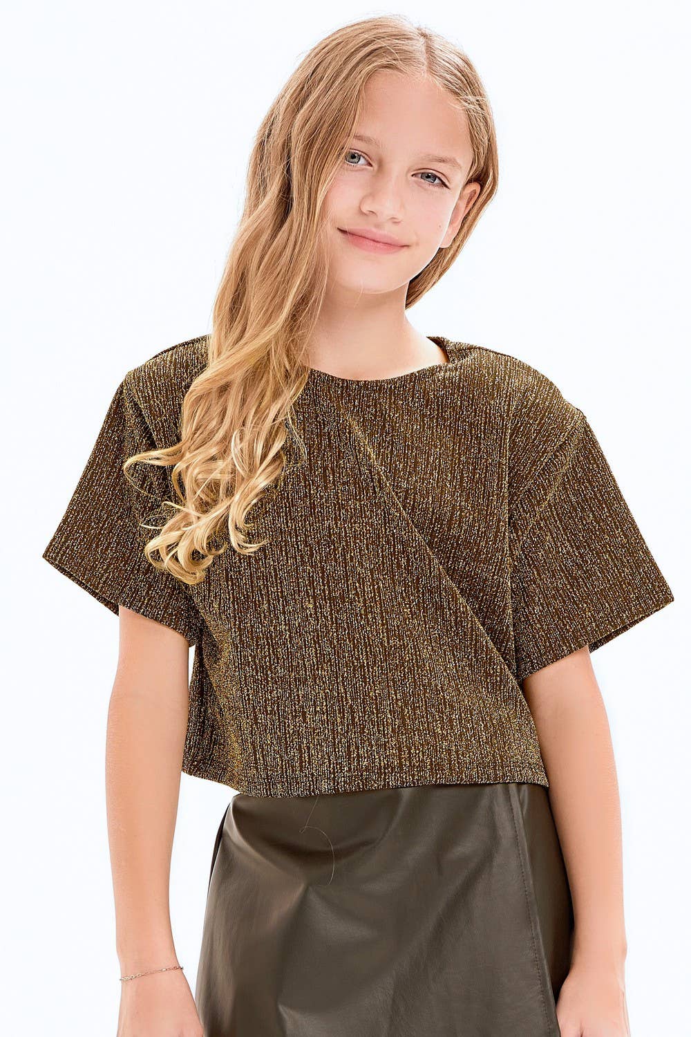 TRINA GLITTER LUREX TOP