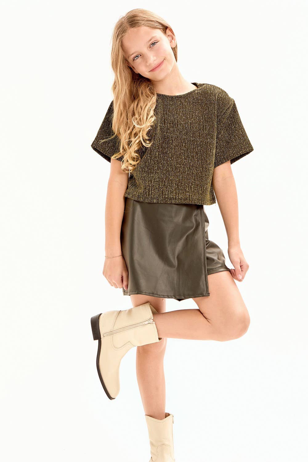 TRINA GLITTER LUREX TOP