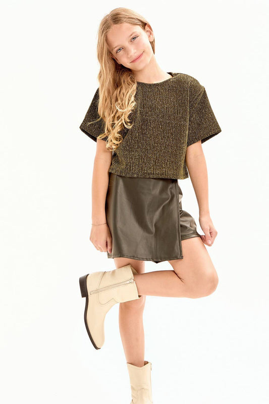 TRINA GLITTER LUREX TOP