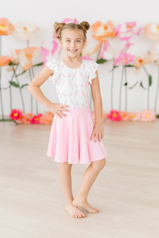 GINNIE TWIRL SKORT - BUBBLEGUM PINK