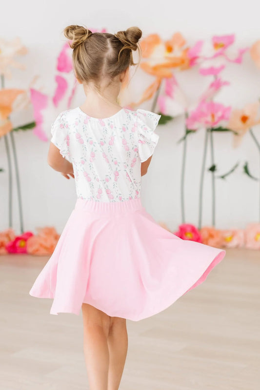 GINNIE TWIRL SKORT - BUBBLEGUM PINK