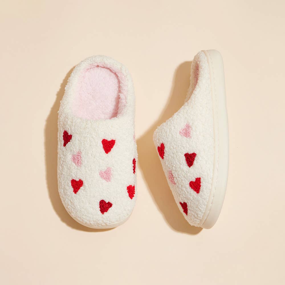 HEART SLIPPERS - GIRLS