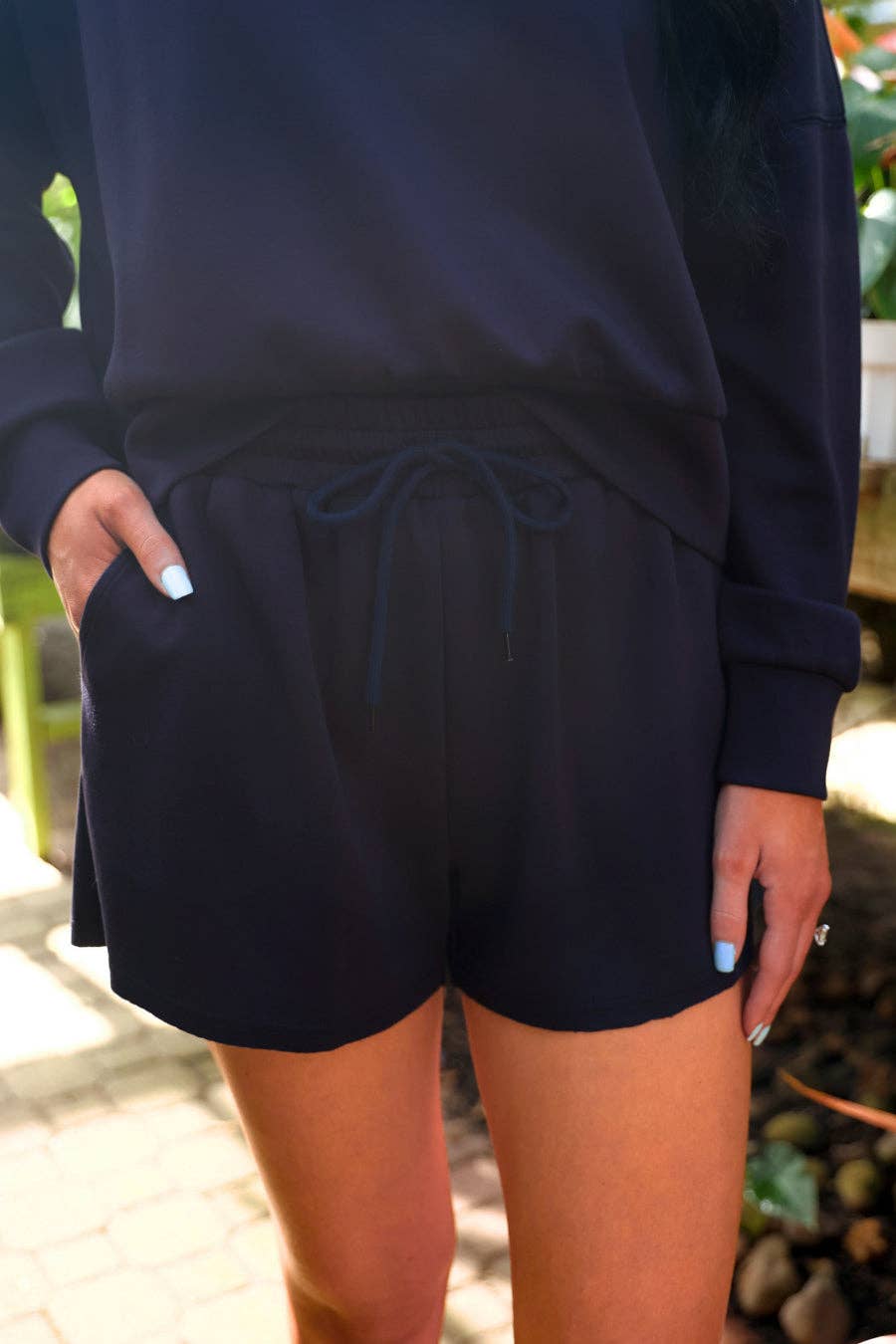 LUNA LUXE PULLOVER SET - NAVY